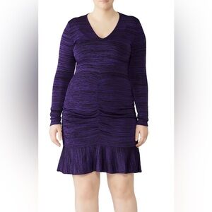 Parker Carla purple knit dress, XXL